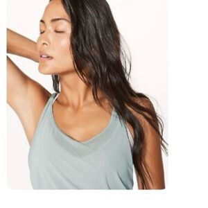 Lululemon Light Green Sage Sleeveless Top